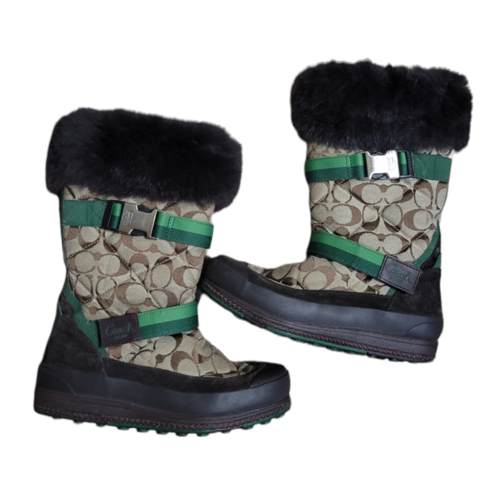 Coach winter Snow Boots Size 6.5